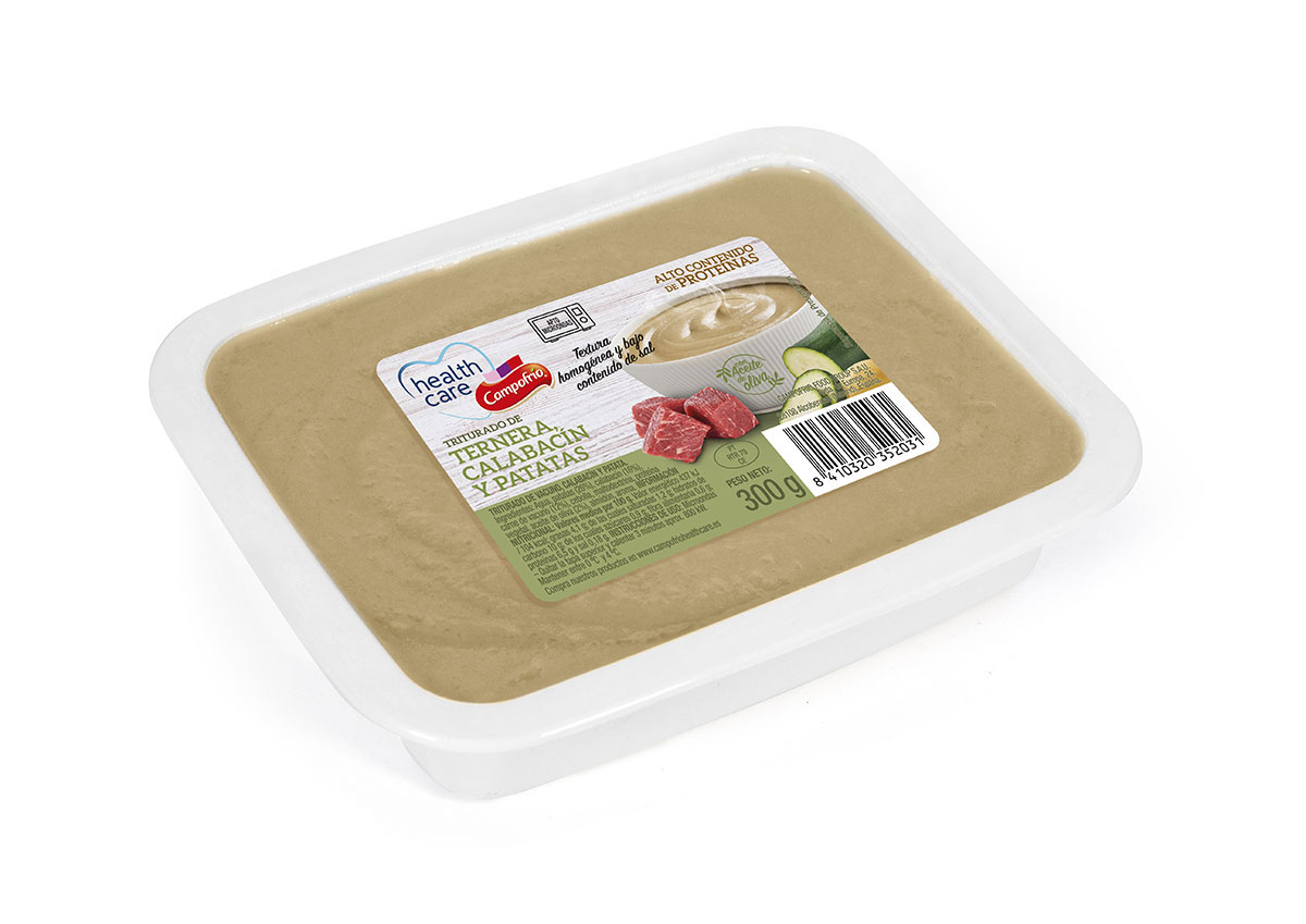 Campofrío Health Care - Producto - Triturado - Triturado de Ternera, calabacín y patatas