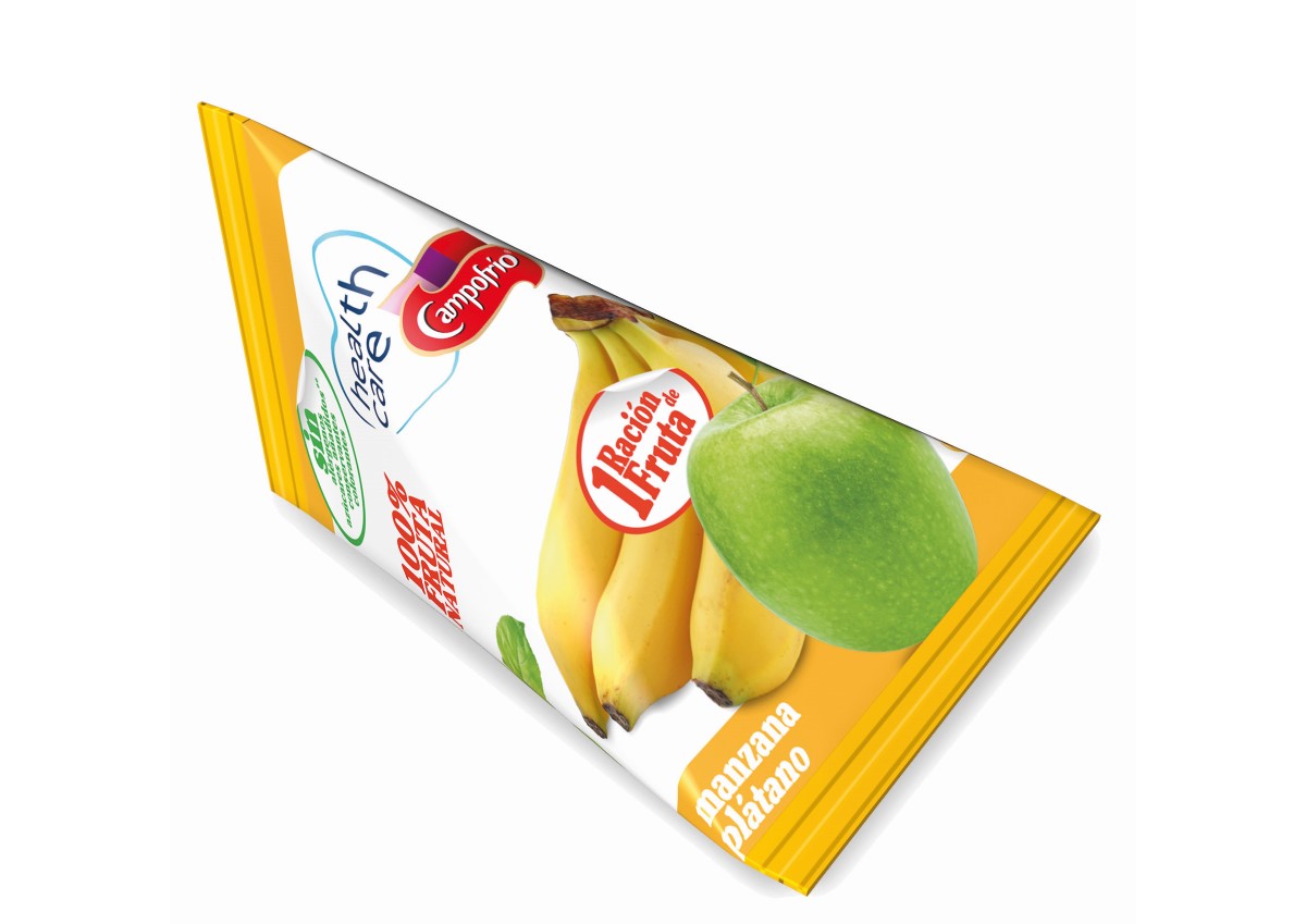 Campofrío Health Care Compota de Frutas - Cremogenado de manzana y plátano
