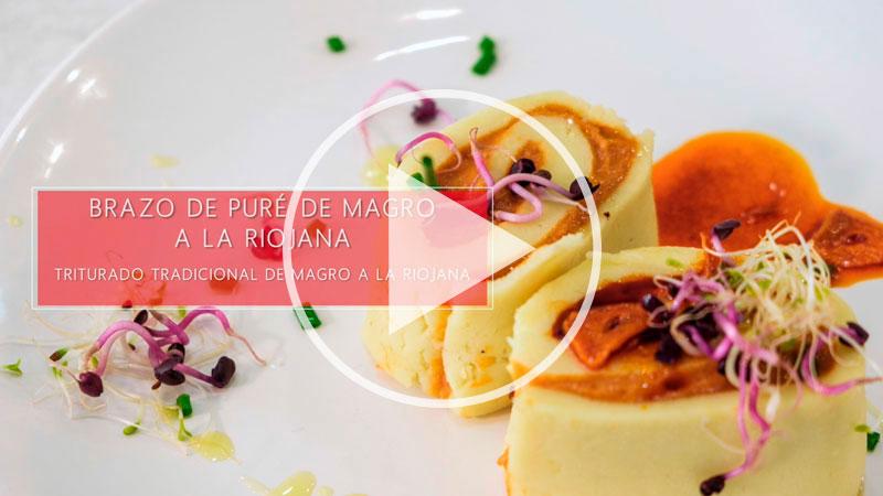 Brazo de puré magro a la riojana
