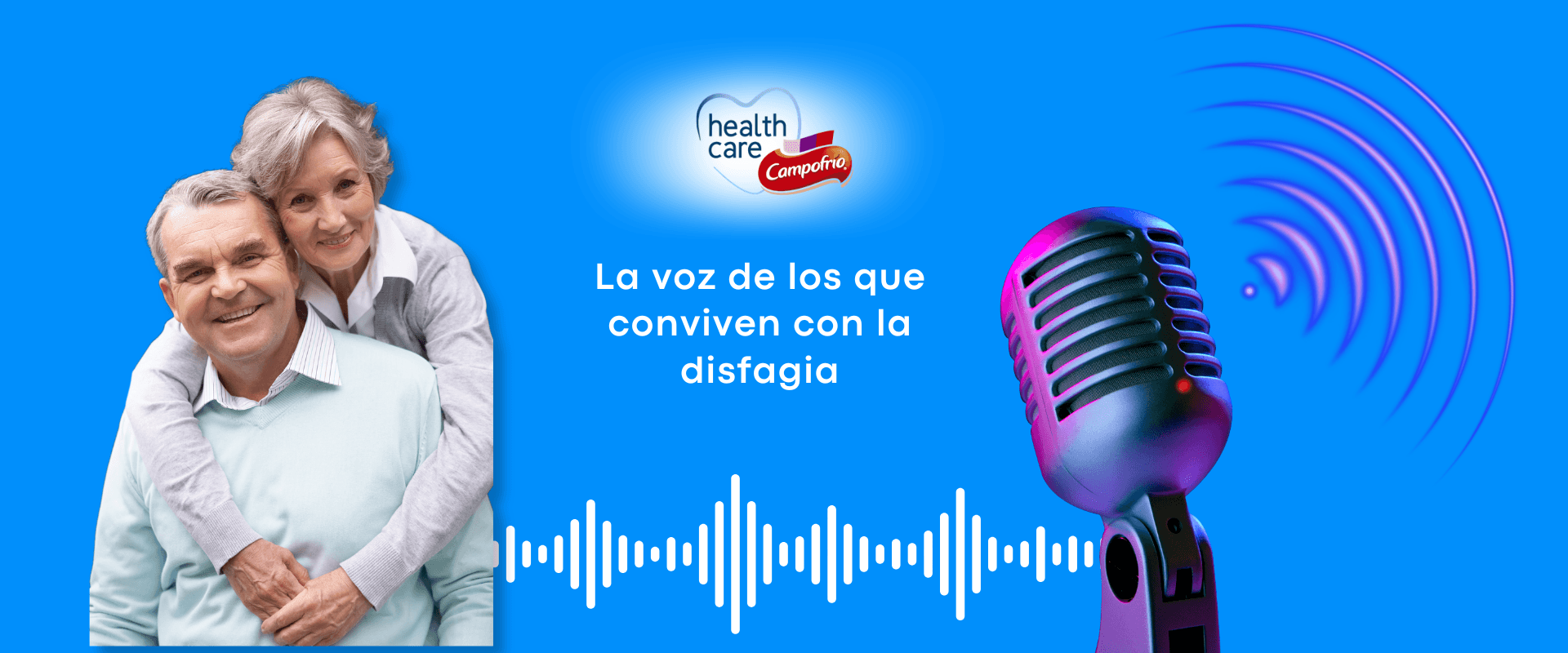 Banner de podcast Disfagia en primera persona