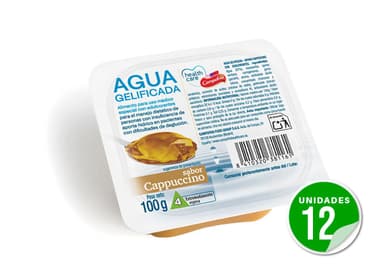 Agua gelificada capuccino 12uds