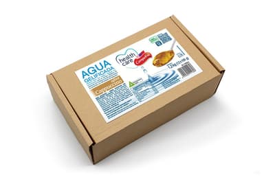 Agua gelificada capuccino 12uds caja