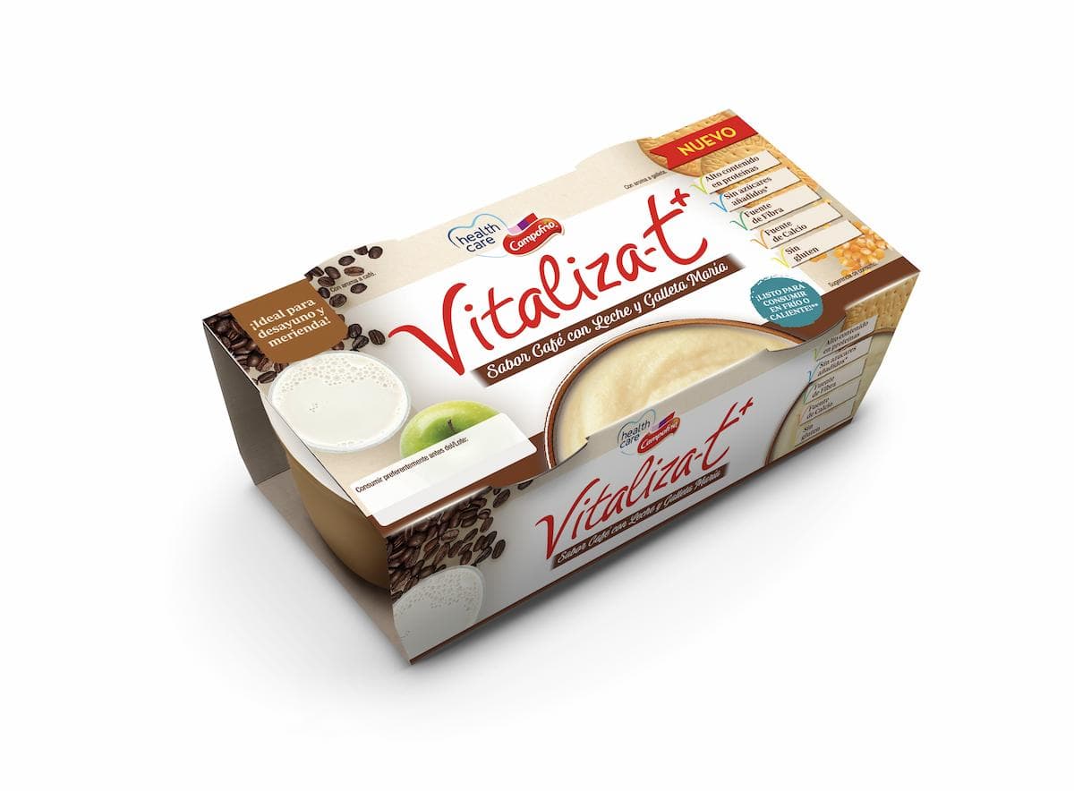VITALIZAT café con leche y galleta maría