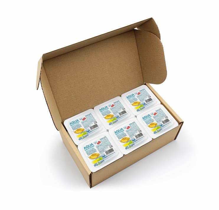 Caja Agua Gelificada de Limón