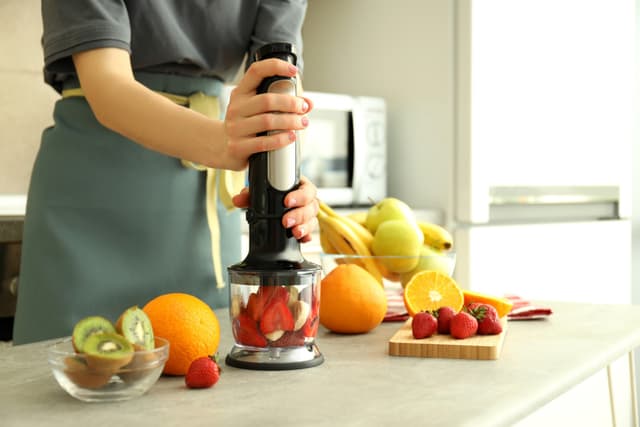concept cooking tastfood-with-blender