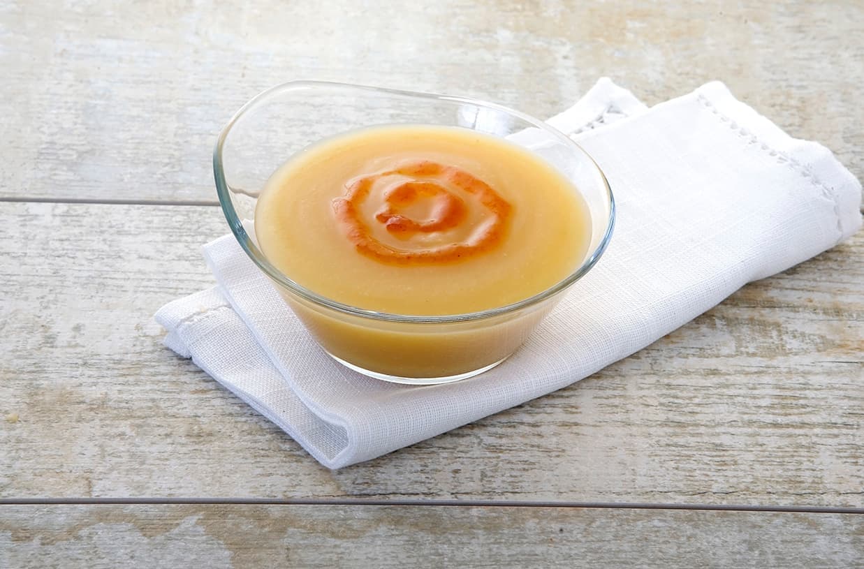 Manzana y melocotón triturado 100g low