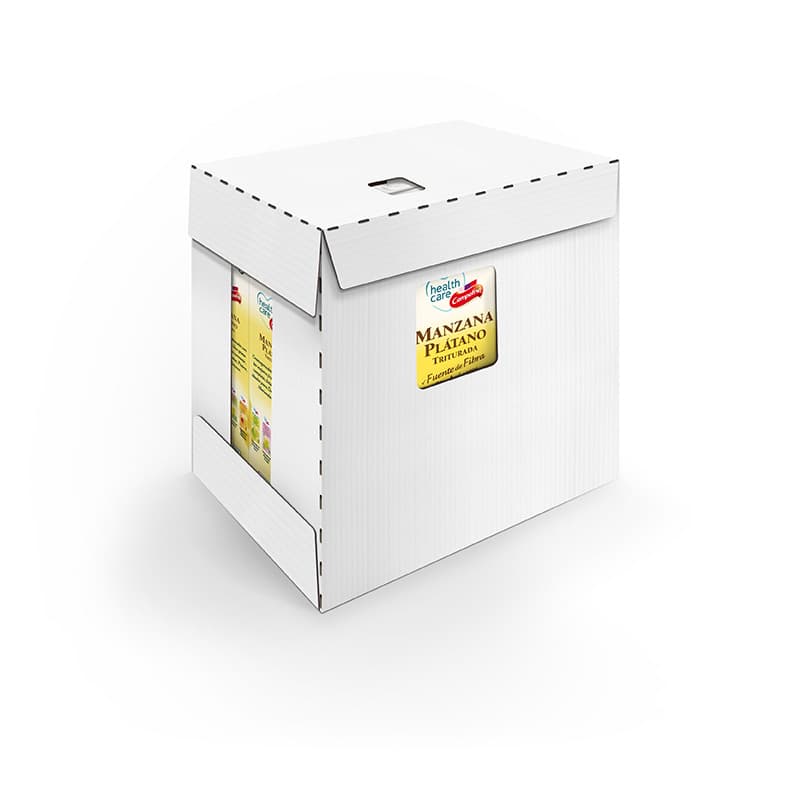 Manzana y plátano triturada 1,5 L