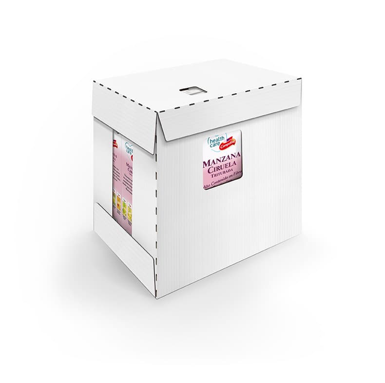 Campofrío Health Care Compota de Fruta - Cremogenado de Ciruela y Manzana