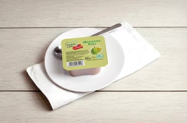 Manzana y pera triturada 100g low