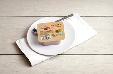 Manzana y melocotón triturado 100g low