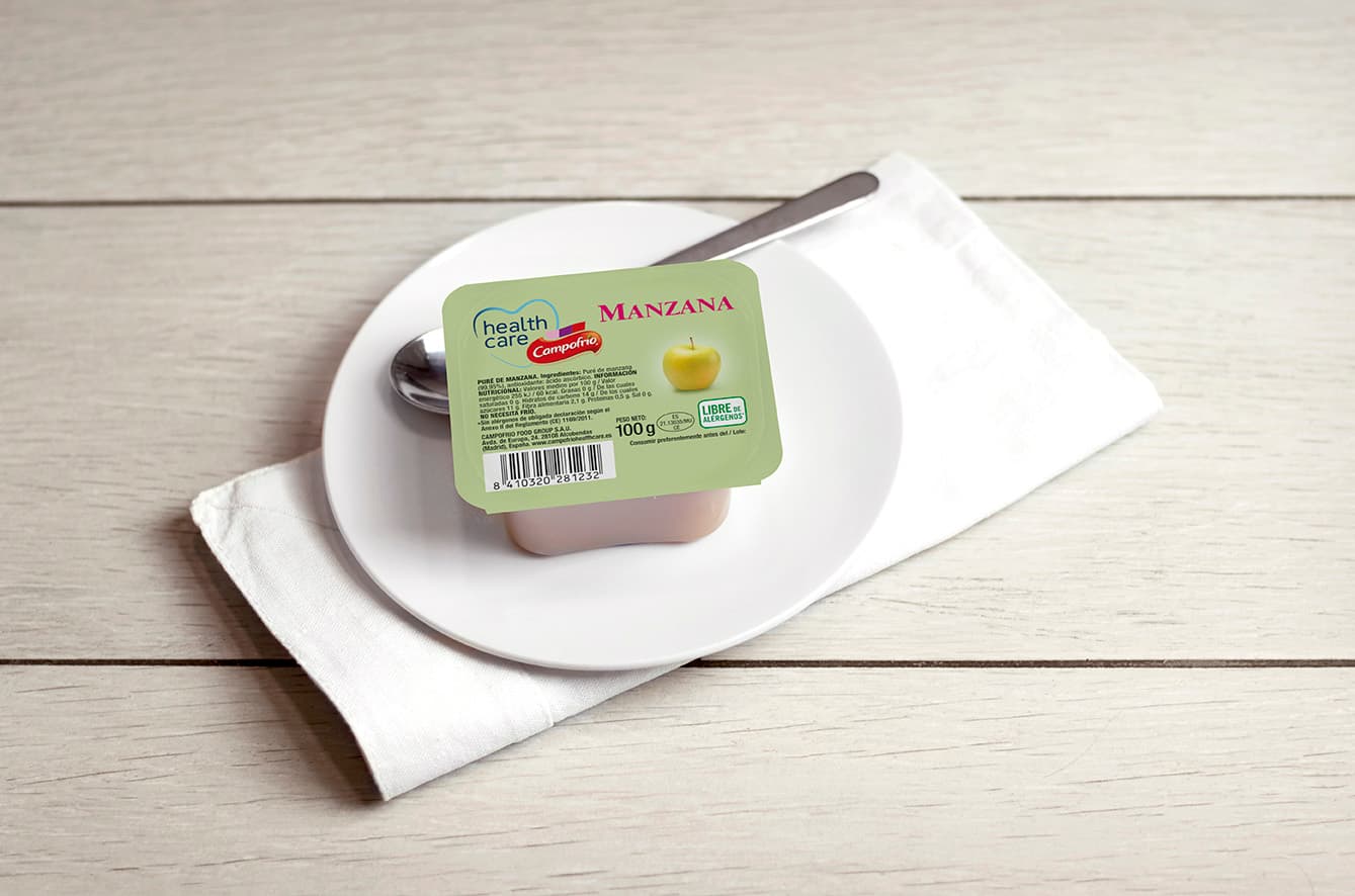 Manzana triturada 100 g low