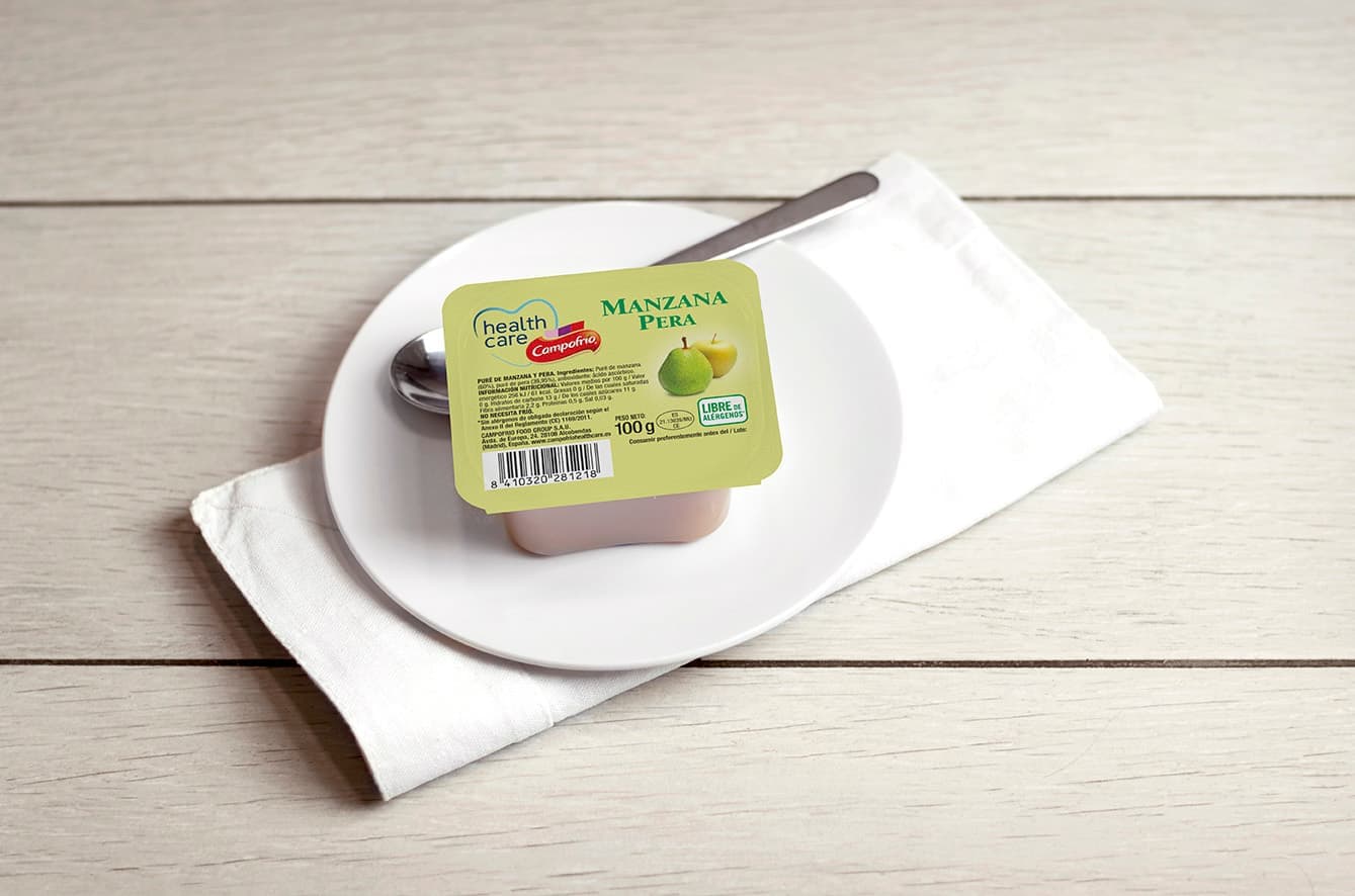 Campofrío Health Care triturado - Manzana y Pera