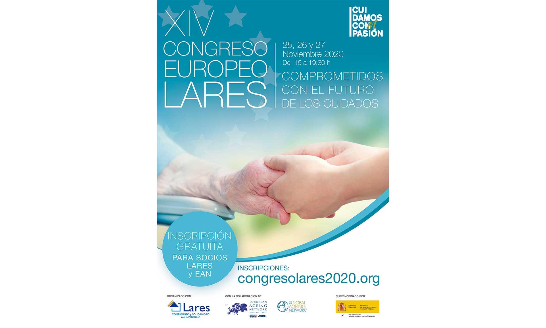 Patrocinadores del XIV Congreso Europeo Lares sobre cuidados de mayores