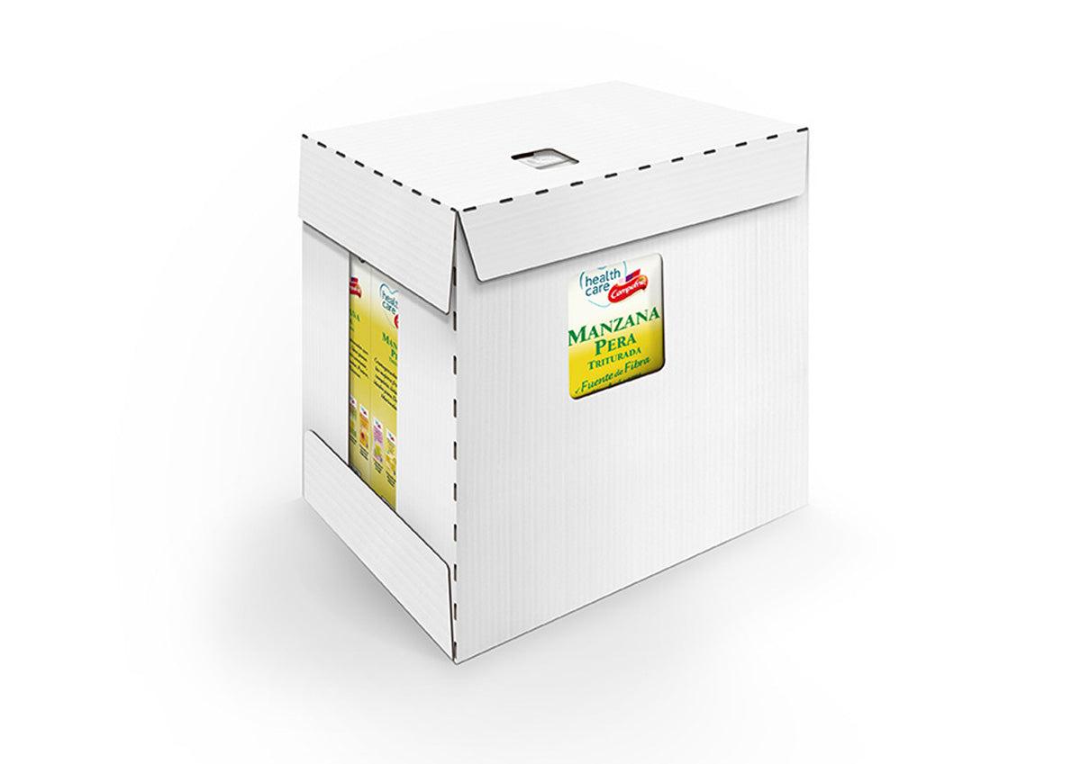Brick Triturado de manzana y pera caja