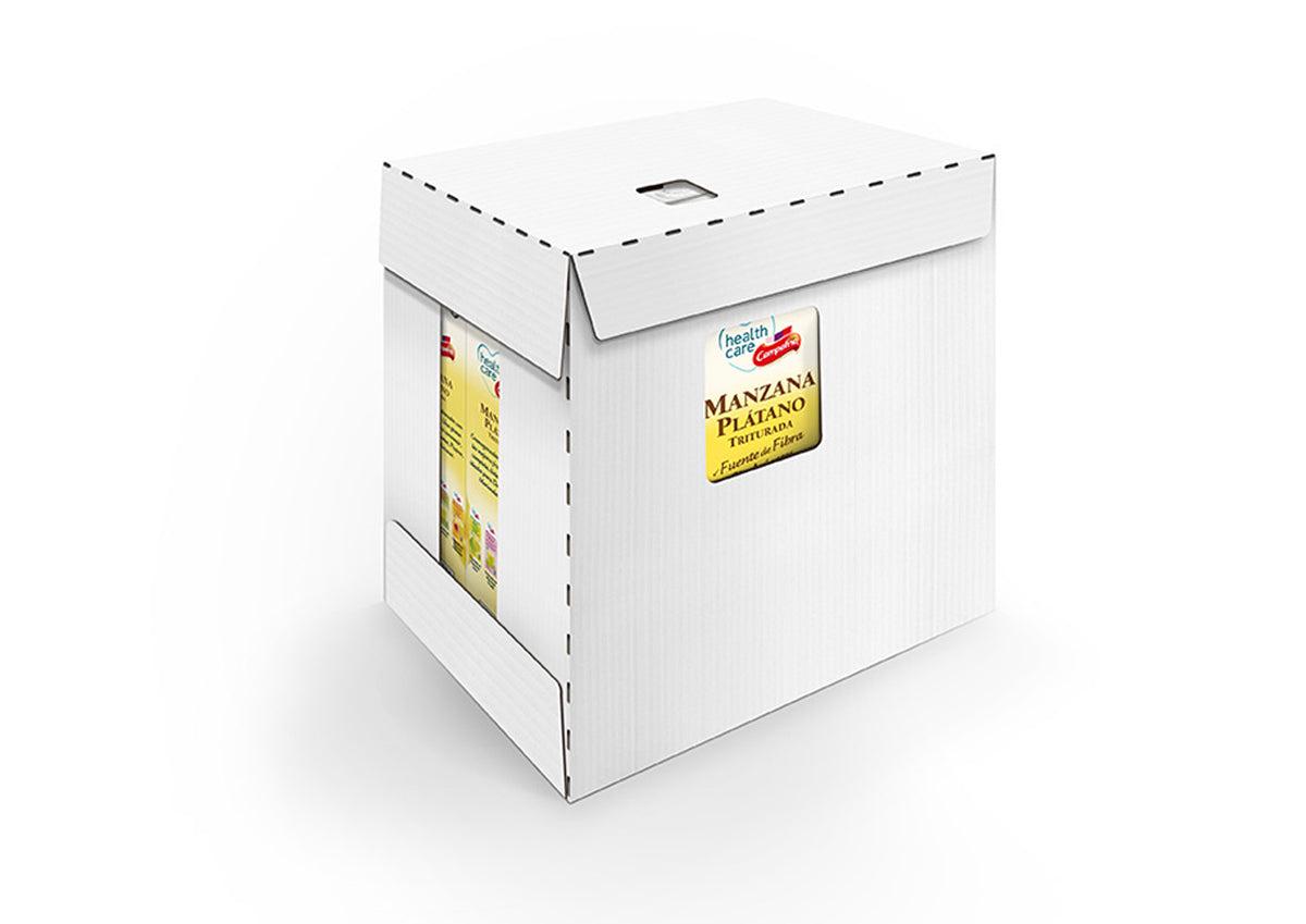 Brick Triturado de manzana y plátano 1.5l caja