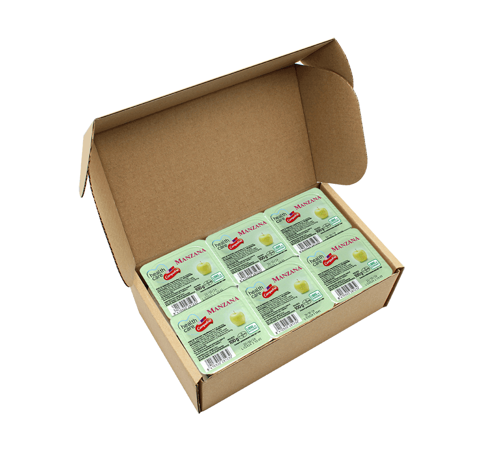 Manzana triturada 100g 12 Ud.