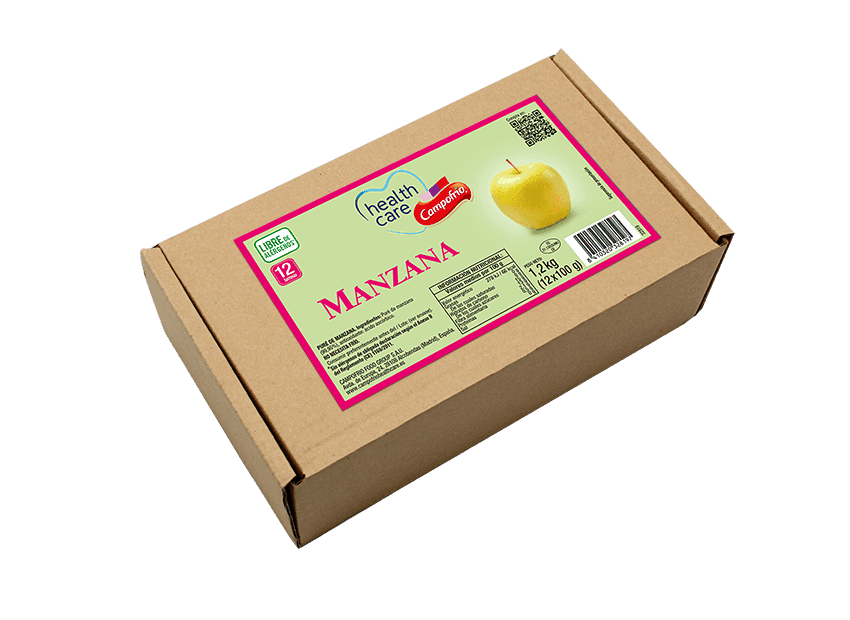 Manzana triturada 100g 12 Ud.